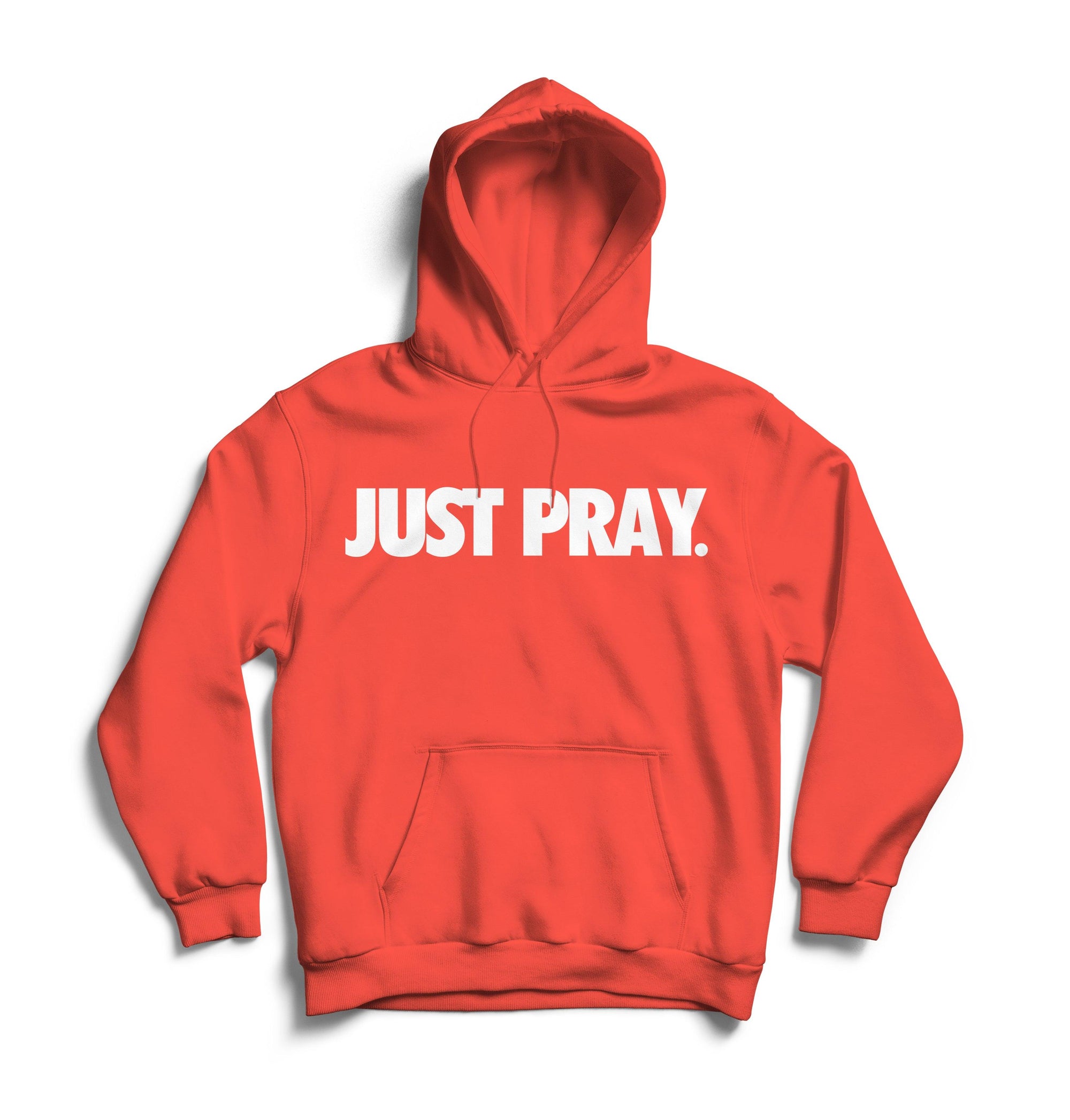 CLASSIC "JUST PRAY" HOODIE (RED/WHITE) - Just Pray Brand